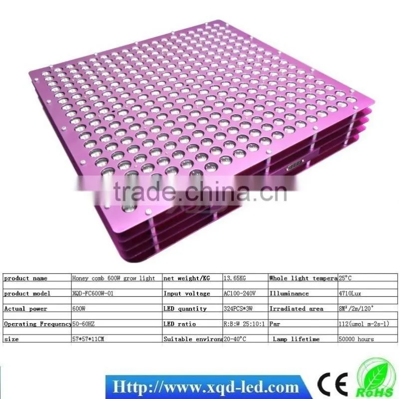 High Power 600W Plant Grow Light Red and Blue Light Energy Saving