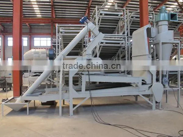 Automatic edible seeds de-hulling machine