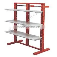 Rolling metal promotional display stand/four column circle platform