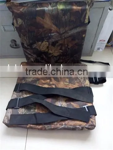 Hunting chairs hung on treestand