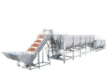 food machine selecting and sterilizing line