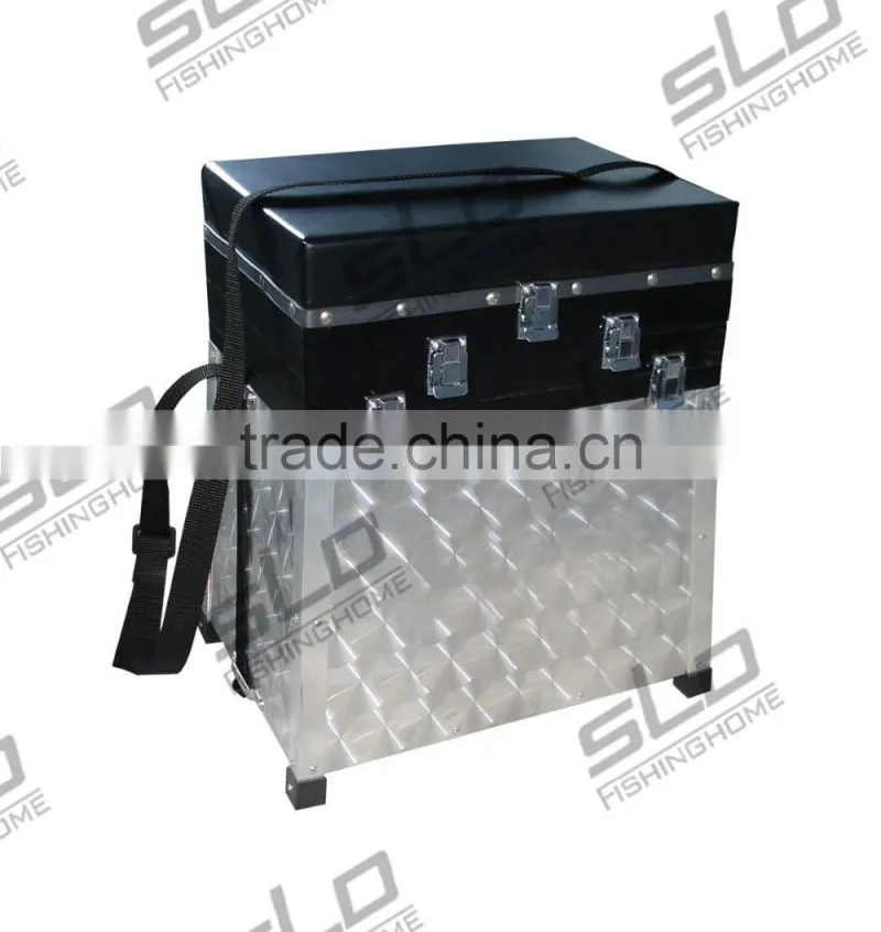 fishing tackle stool aluminum fishing Seat Box with a base case