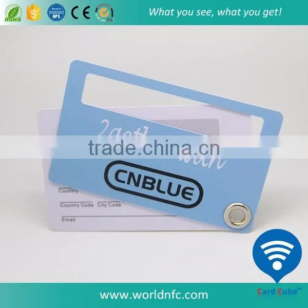 Promotion Plastic Baggage Tag Travel Tag with Transparent String