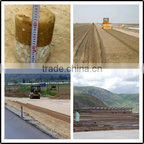 Lowest price supply raw material soil stabilizer for municipal road building