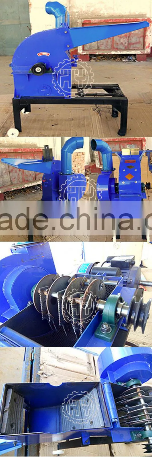 Large capacity hammer mill grinder