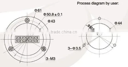 ISM6045 hand wheel pulse encoder 100 pulse 5V