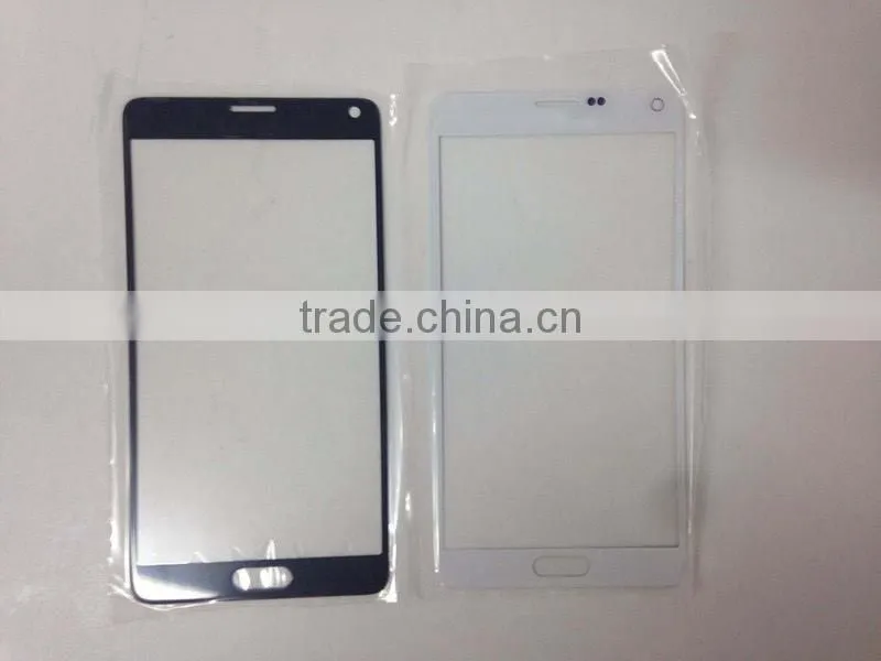 Wholesale Replacement Front Glass For Samsung Galaxy Note4, Front Cover For Note4 N9100, Front Lense For Note4