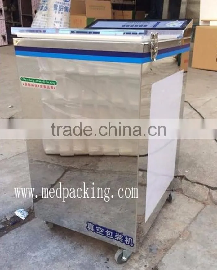 Double food vacuum pump packaging machine