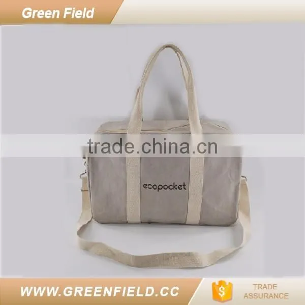 washable kraft paper grey travel luggage bag organizer 2017