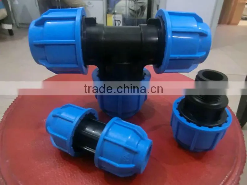 PP COMPRESSION FITTINGS for connecting HDPE pipe