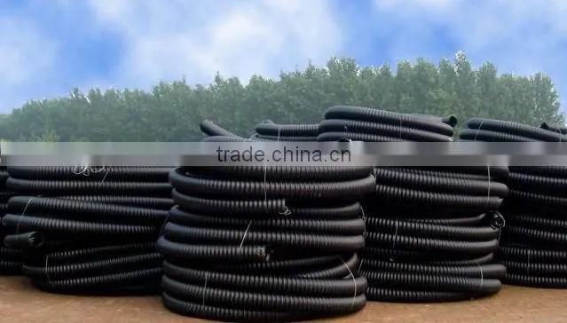 300mm-2200mm HDPE corrugated plastic drainage pipes