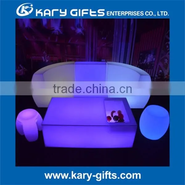 bar led lounge furniture Commercial led light furniture LED sofa sectional