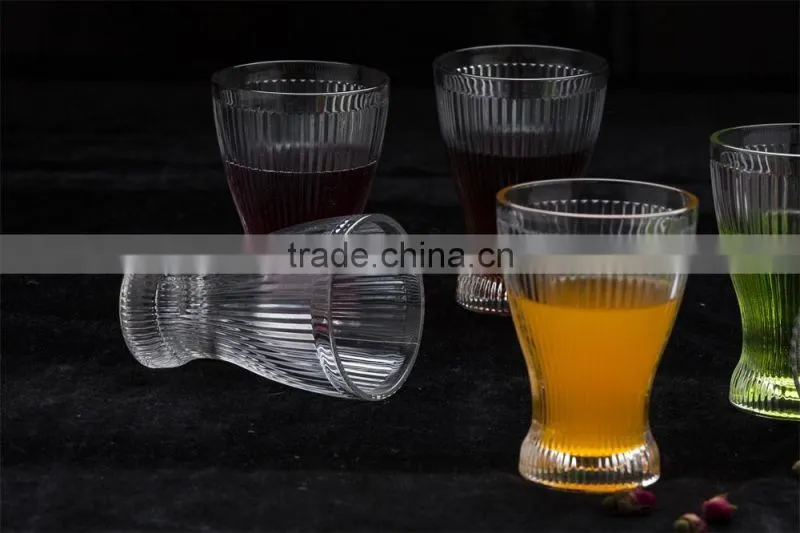 2017new arrival clear glass ware cheap glass juice cup