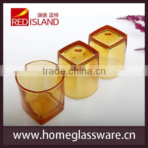 spray color whisky mini glass cup square cup