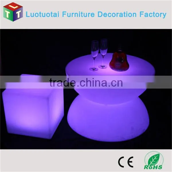 illumianted led bar chair/remote control 16 color change glowing led bar furniture set