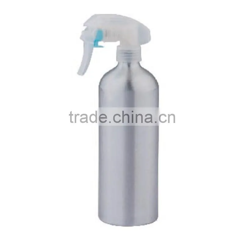 Cosmetic hand aluminium bottle with sprayer