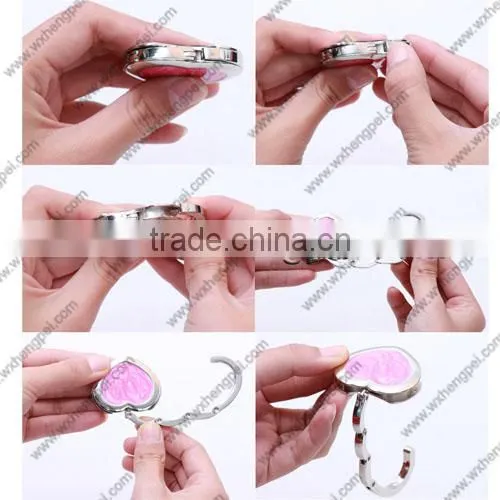 2014 new pink bowknot is concise and easy hanging buckle