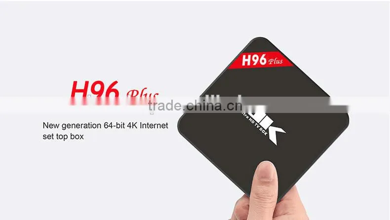 Smart TV Box Android 5.1 Amlogic 2GB+16GB H96 Plus Android TV Box Kodi Pre-installed Internet TV Box