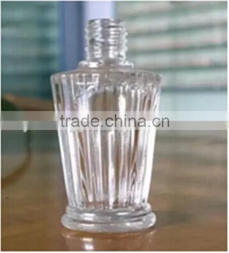 15ml Wholesale New Design Fancy Oval Shape Customize Glass Empty Nail Polish Bottle