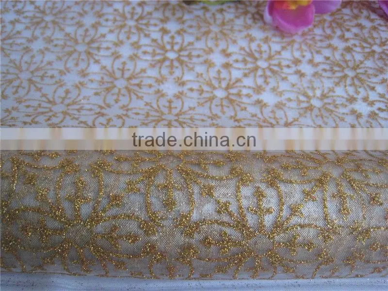 Light Blue Sheer Nylon Table Cloth Cheap