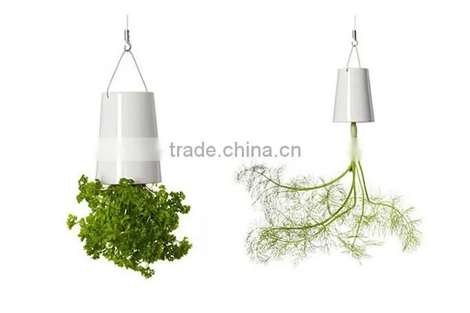 Creative Hanging Decorative Plant Pots Indoor,Colored Plastic Plant Pots