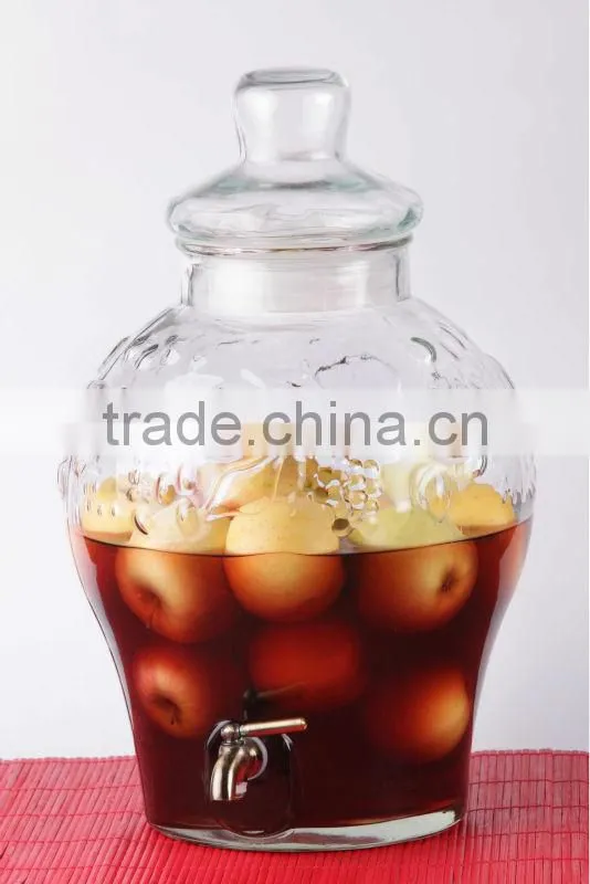 manufacture sale clear glass brewed wine bottle