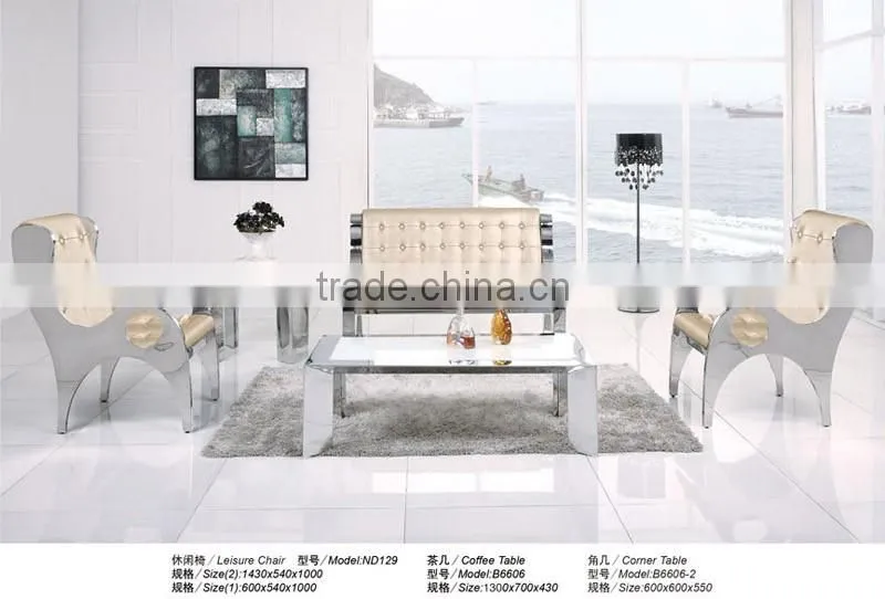 thick stainless steel leisure single sofa chair ND129
