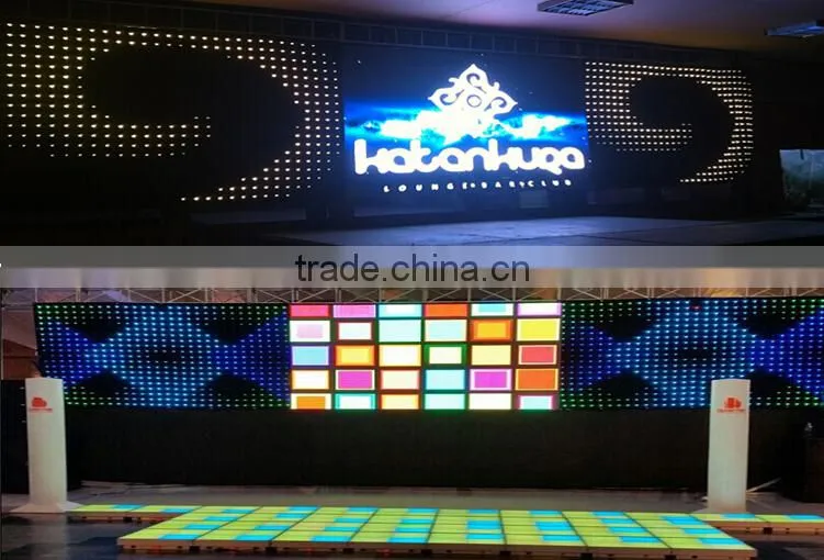Good quality flexible soft full color led stage backdrop