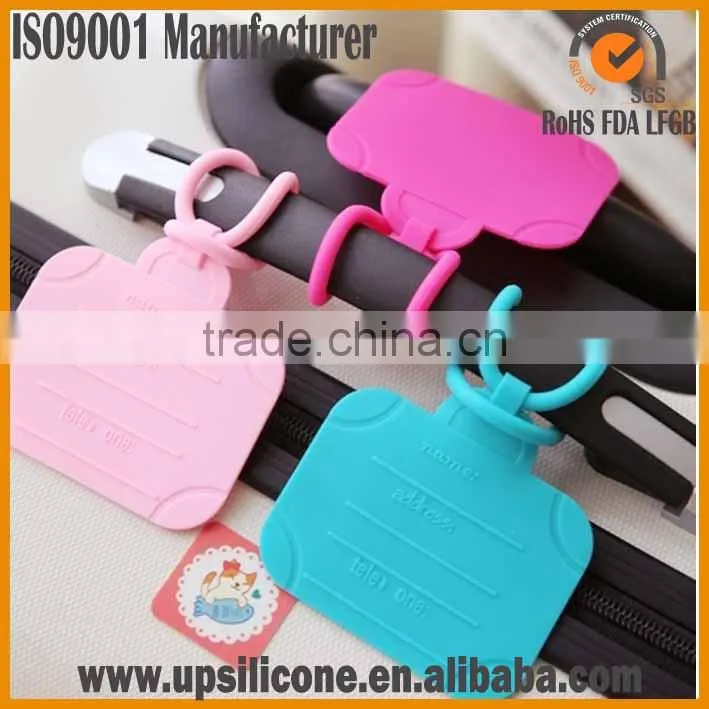 pvc luggage tag cute colorful