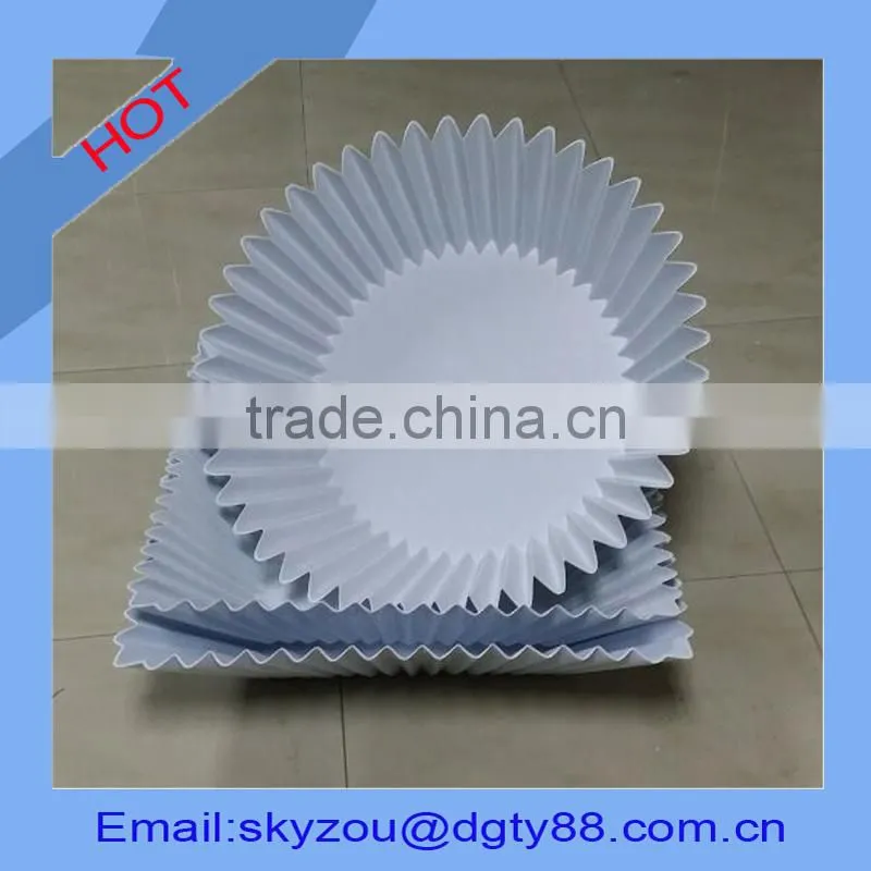 customized vacuum formed plastic plant tray with wavy edge