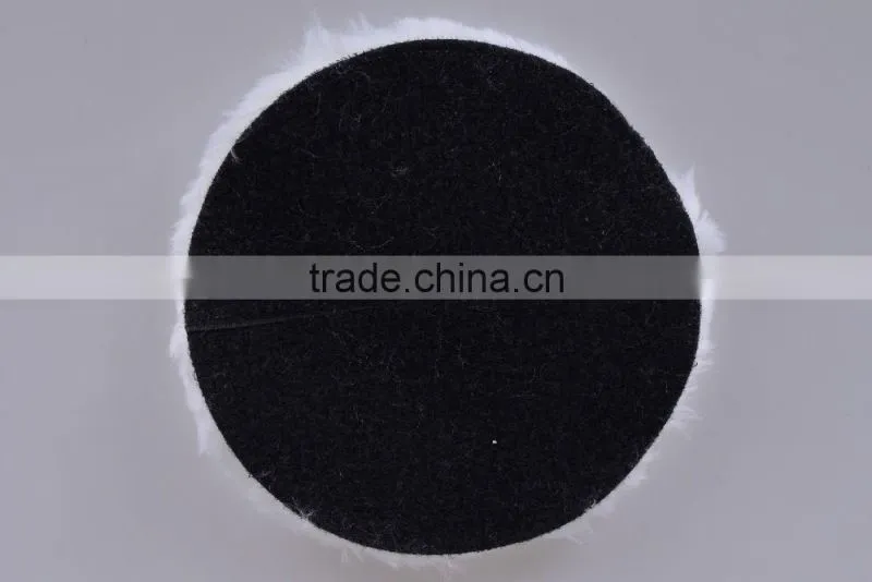 Cheap woolen polishing pad Skin buffing pad 4.5''-8''