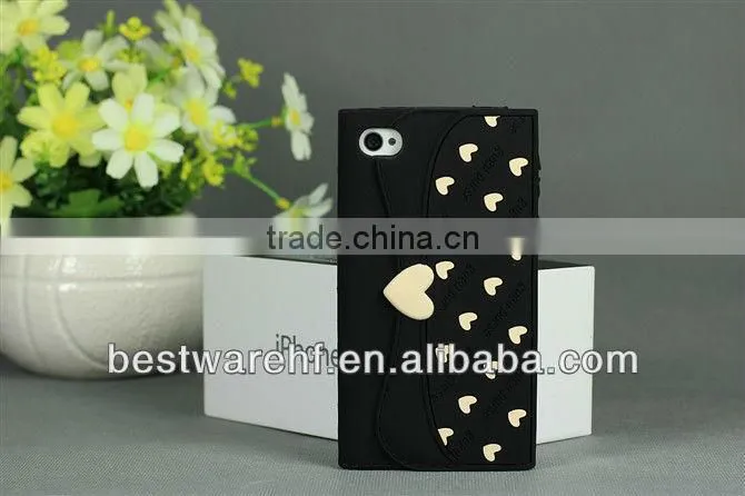 BAG shape silicone mobile phone case for apple iphone5