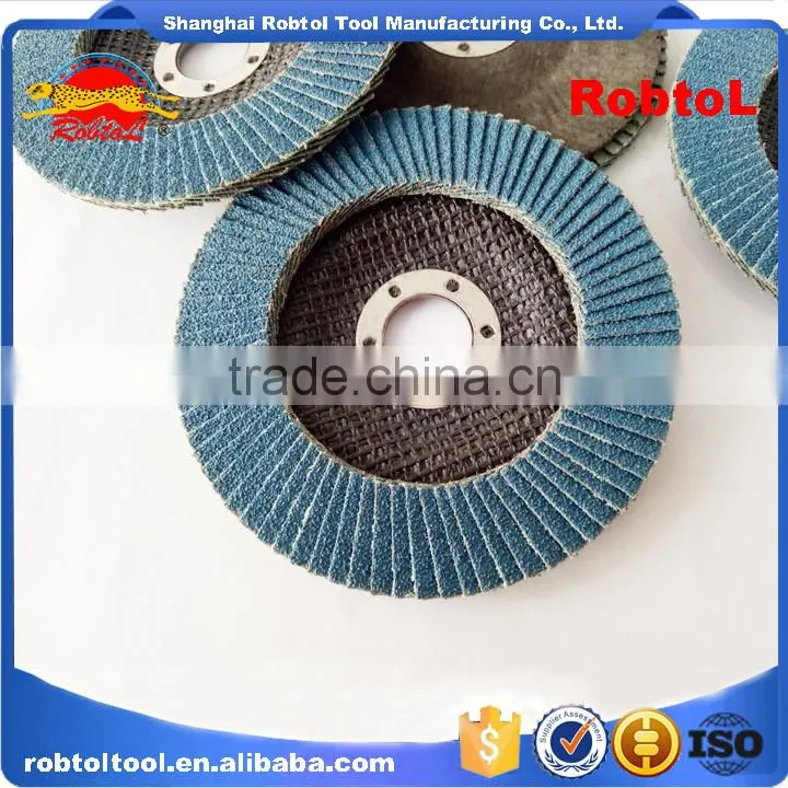 5" 125mm Flap Disc Zirconia Plastic Back Cover Aluminum Oxide Grinding Wheel Abrasive Flap Disk Flap Wheel Sanding
