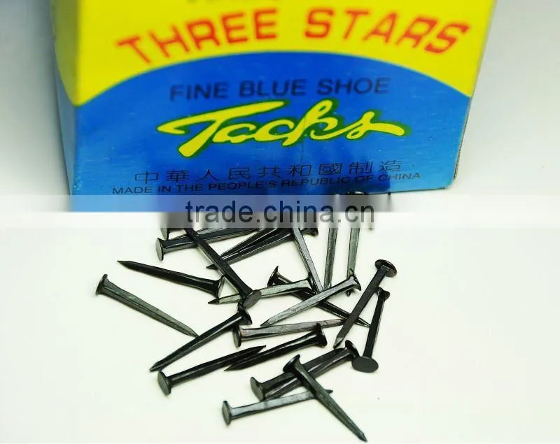 fine blue shoe tack nails
