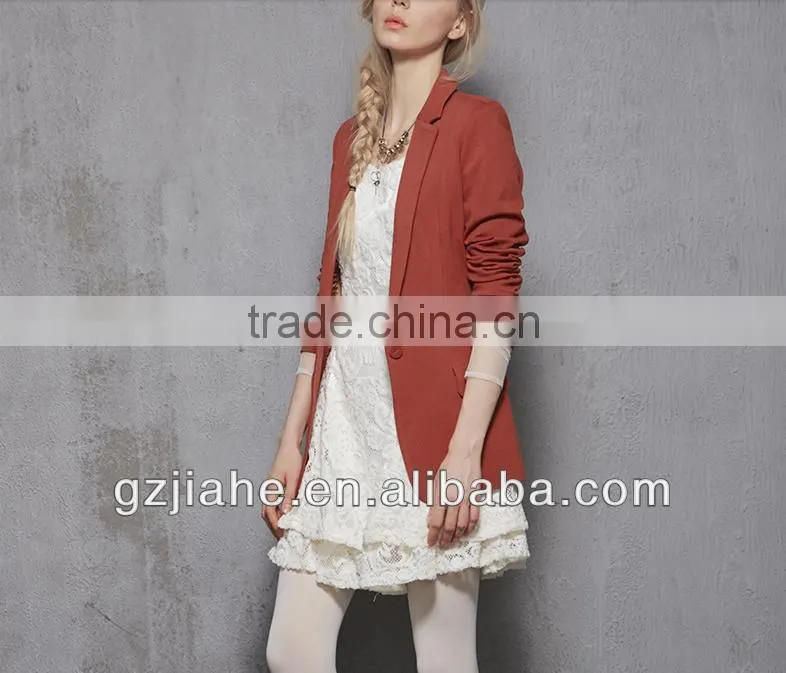 2014 Fashion lady small suit new design coat for women