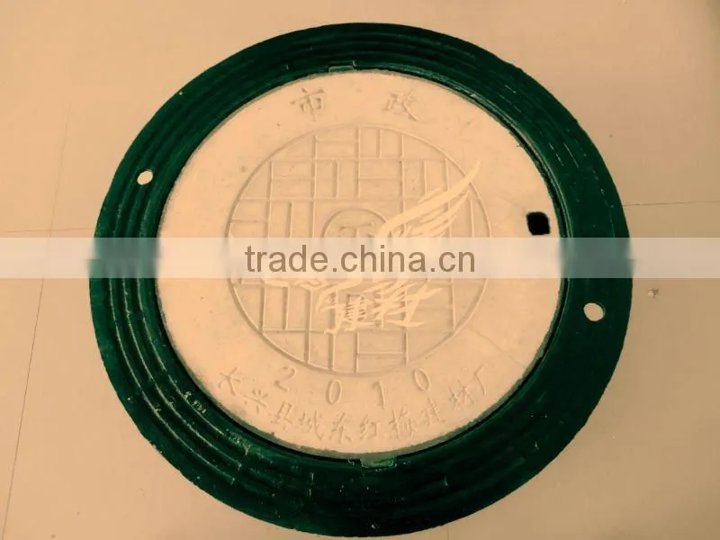 Round 600 steel fiber manhole cover