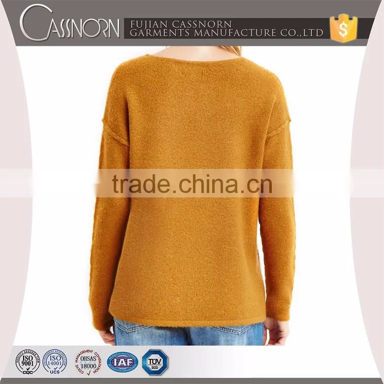 fashion girl t-shirts boat knitting pattern neck sweater