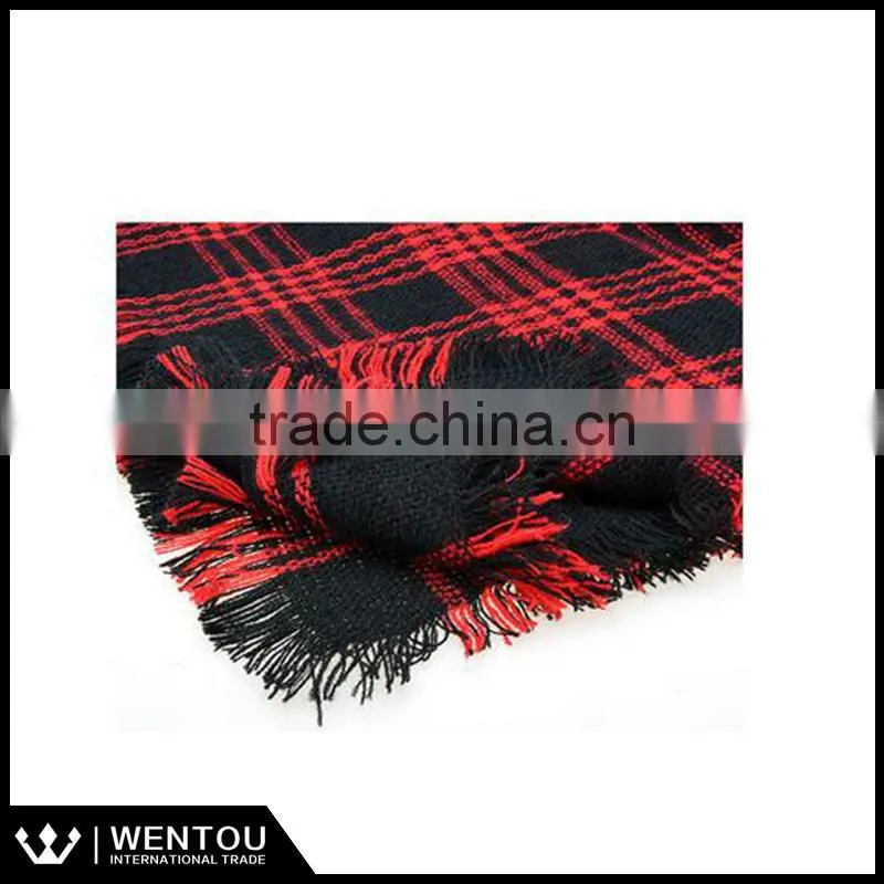 Wholesale Oversized Plaid Tartan Blanket Scarf