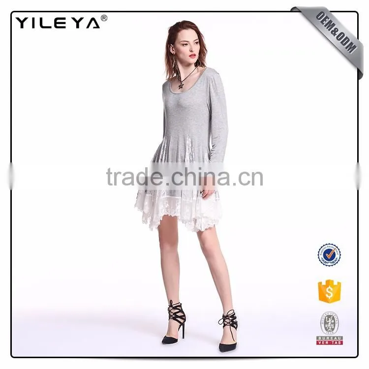 Short Crochet Hem Design 2017 Fashion Dress Womens Girl Summer