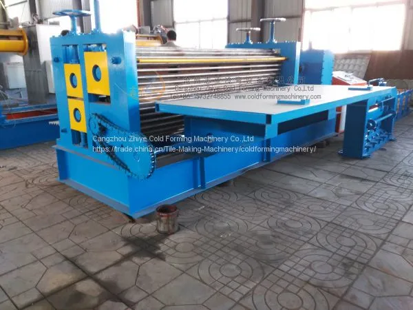 Barrel Steel Corrugated Sheet Profile Roll Forming Machine