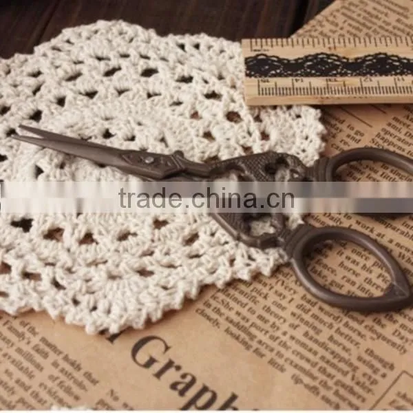 Elegant Golden Carving Garment Sewing Vintage Classic Embroidery Scissors