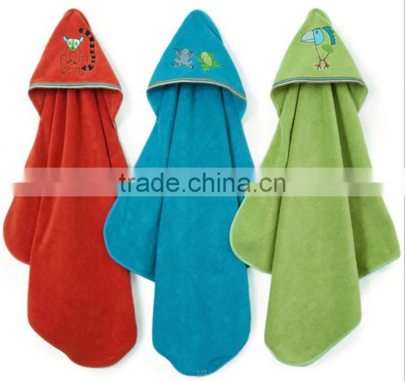 100% cotton ultra soft hooded towels for babies