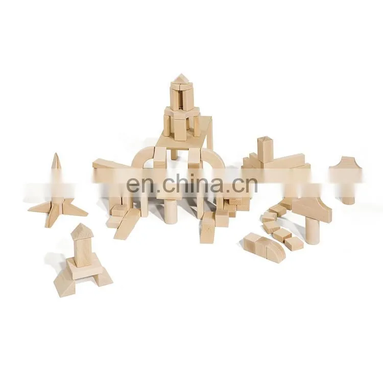 Early Education Kindergarten Solid Wooden Montessori Material Blocks Sets For Perschool Kids