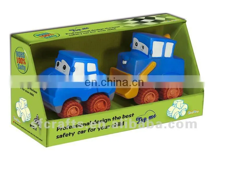cartoon kids plastic friction cars