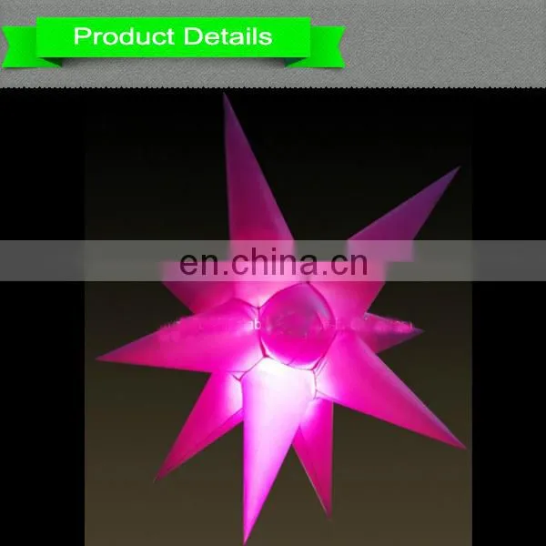 LED Colorful Light Decoration Hanging Star For Party Decoration Wedding Canival