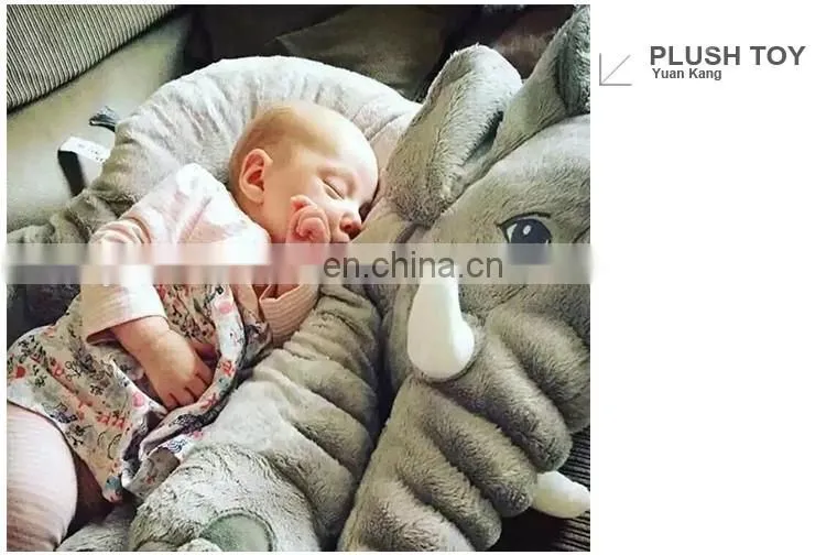 custom stuffed elephant microbead pillow