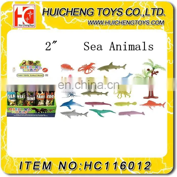 2.5 inch 3D dinosaur wild world animal mini dinosaur toys set for kids