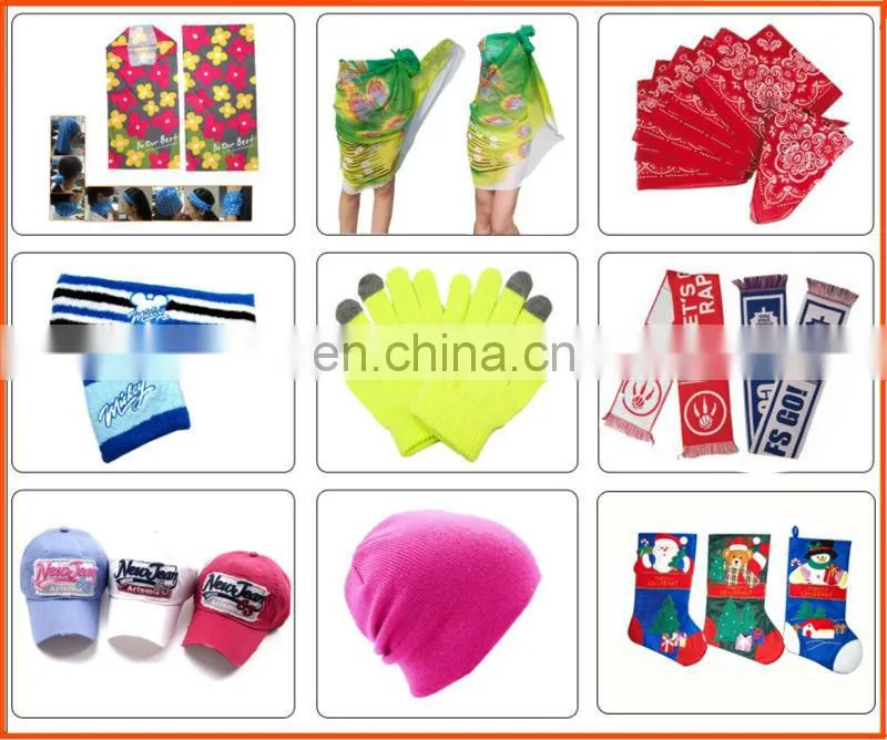 Customized cheap print funny scarf sublimation