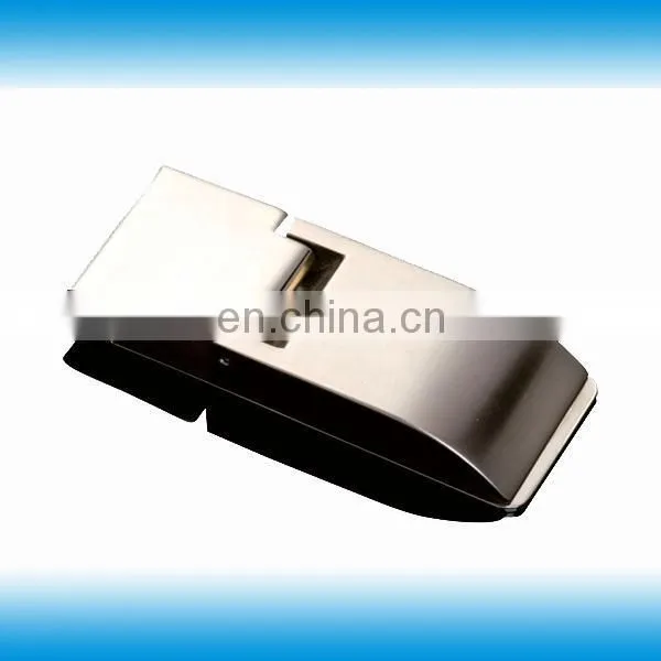 Gold or silver plated blank money clip