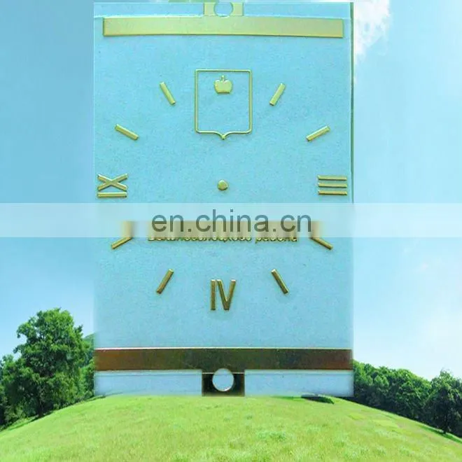 lSilver etter metal sticker Watch the surface